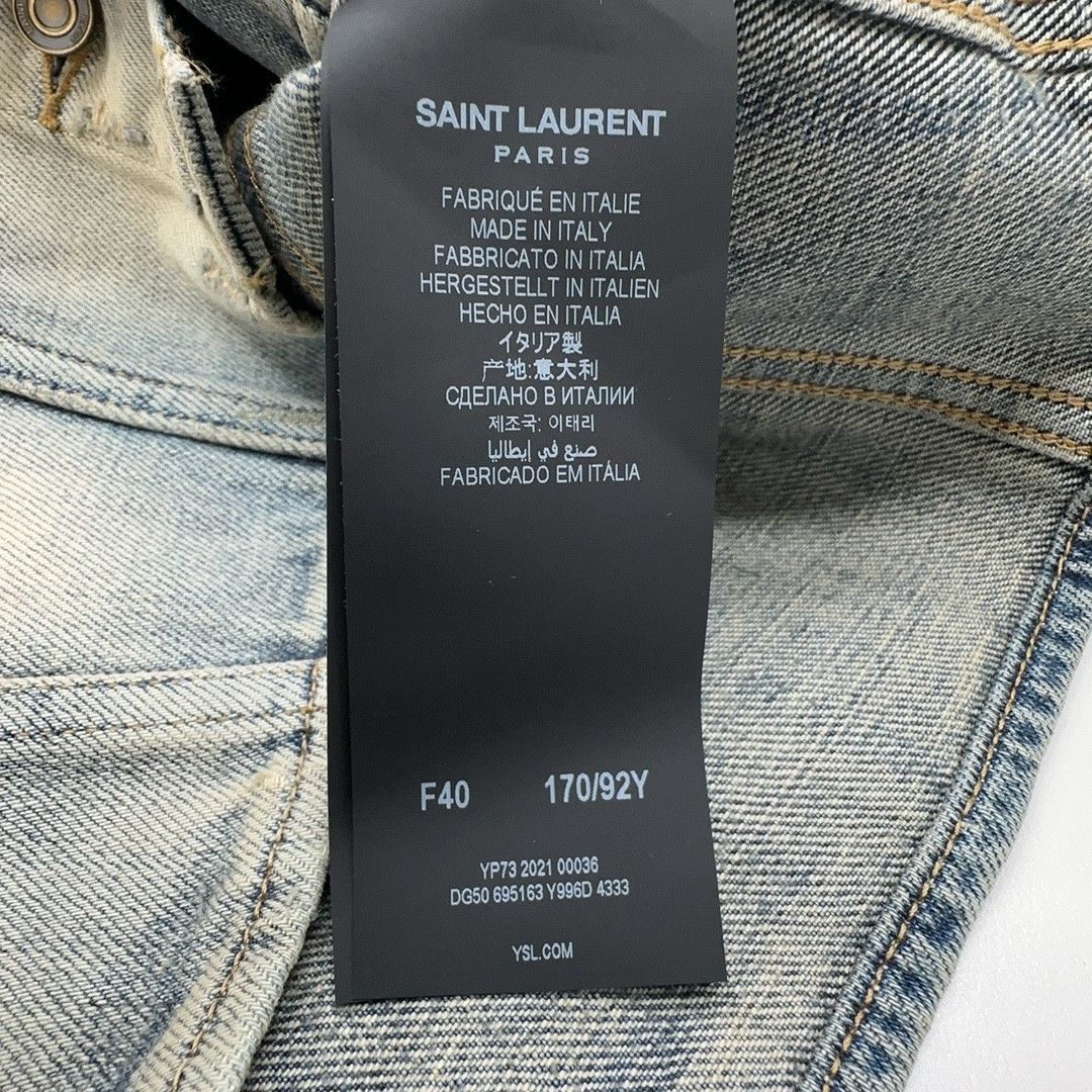 Saint Laurent Paris Saint Laurent Denim Corset Top Size 40 Size M / US 6-8 / IT 42-44 - 5 Thumbnail
