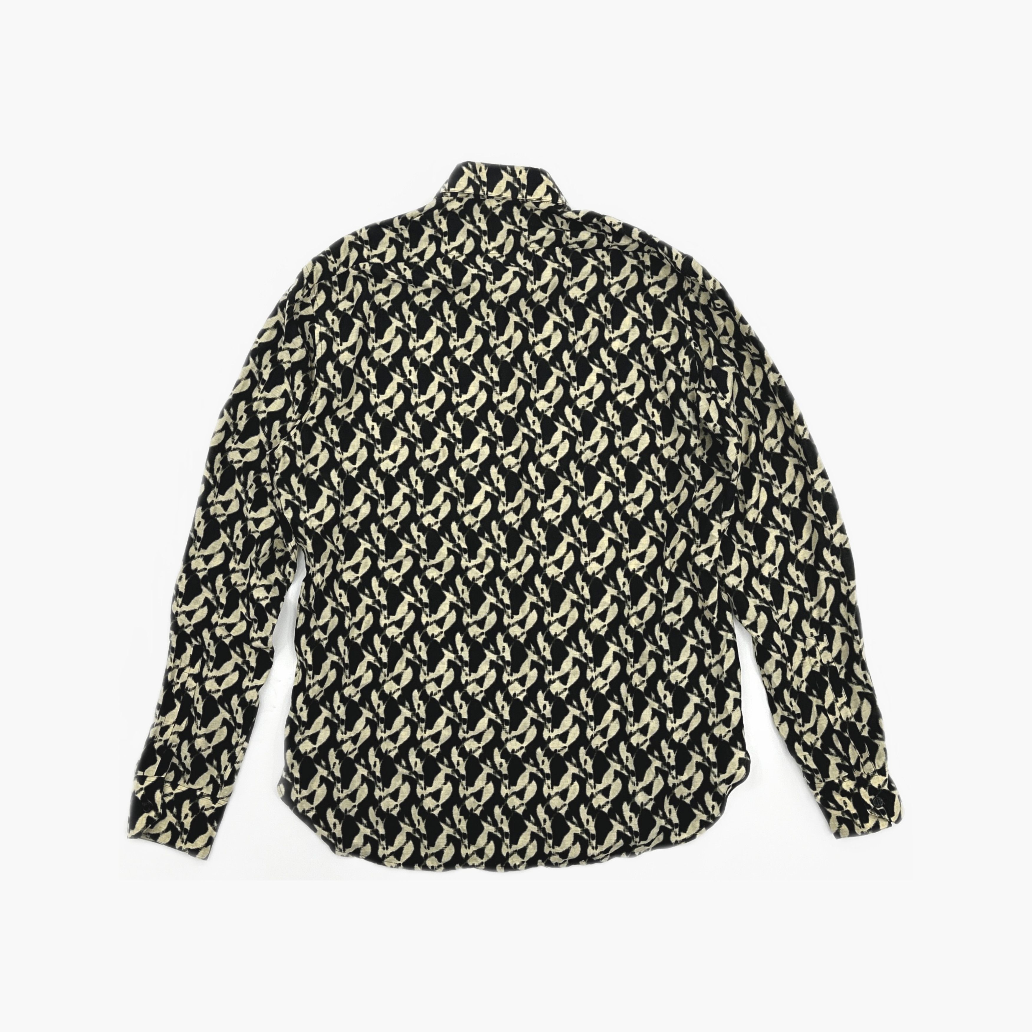 Saint Laurent Paris Saint Laurent Printed Long Sleeve Shirt Size S Size US S / EU 44-46 / 1 - 2 Thumbnail