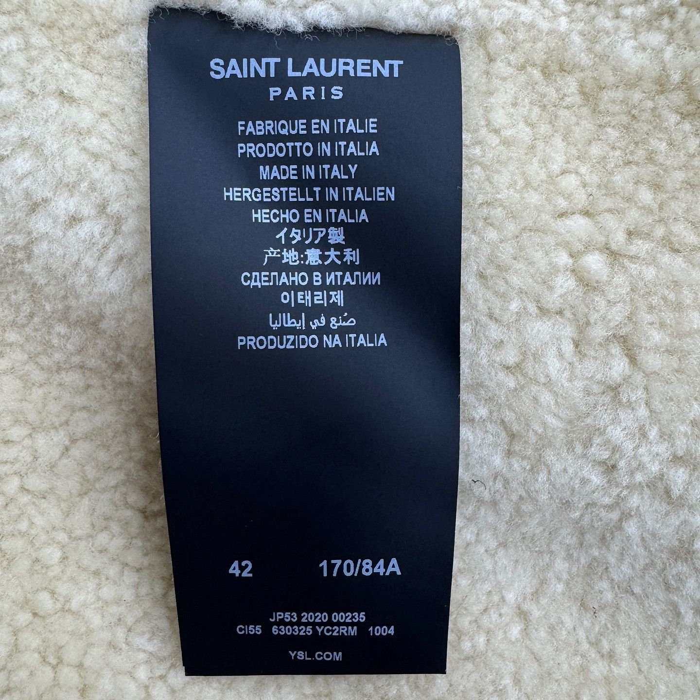 Saint Laurent Paris Saint Laurent Shearling Jacket Size XS Size US XS / EU 42 / 0 - 4 Thumbnail