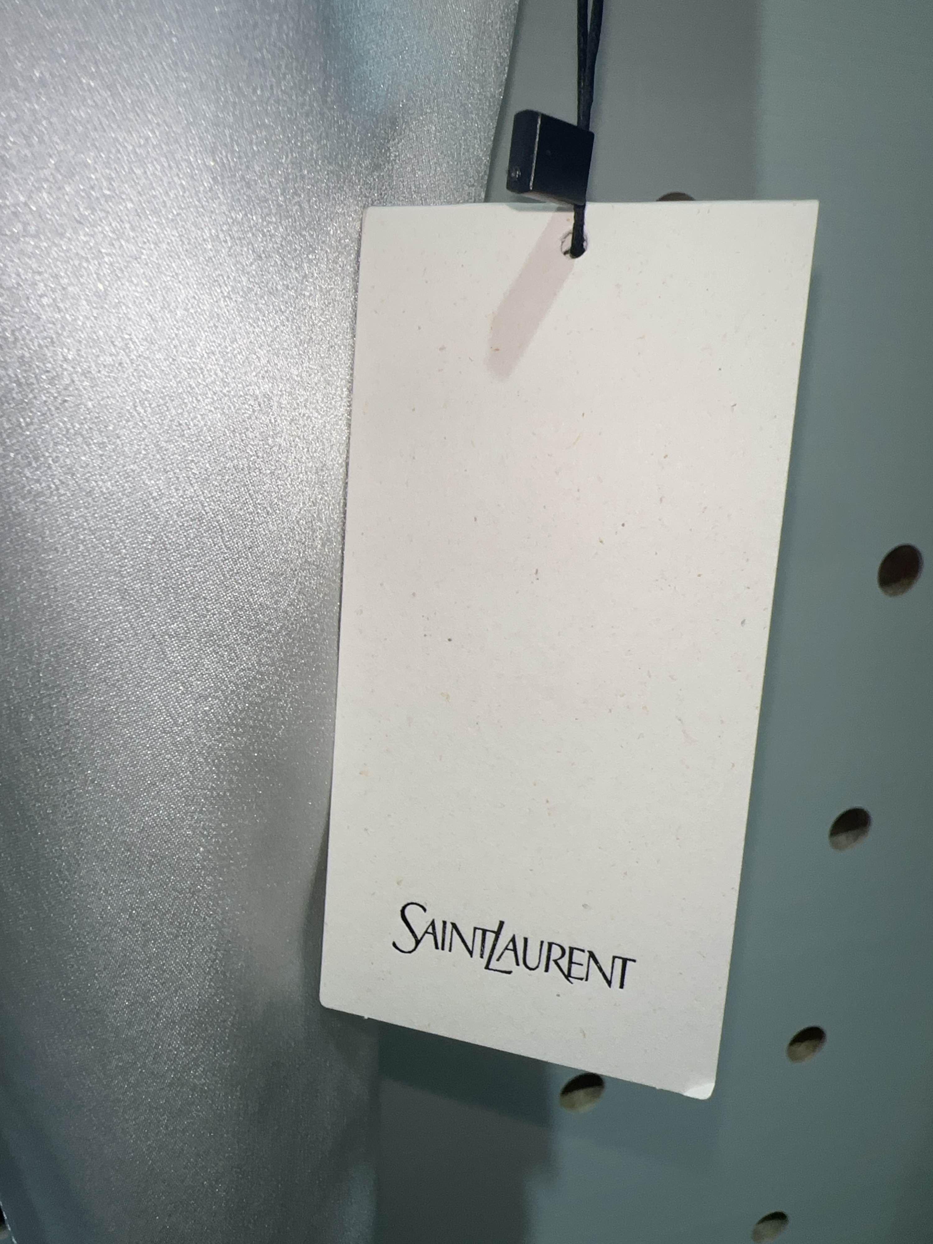 Saint Laurent Paris Saint Laurent Silk Satin Blouse Size 36 Size XS / US 0-2 / IT 36-38 - 5 Thumbnail