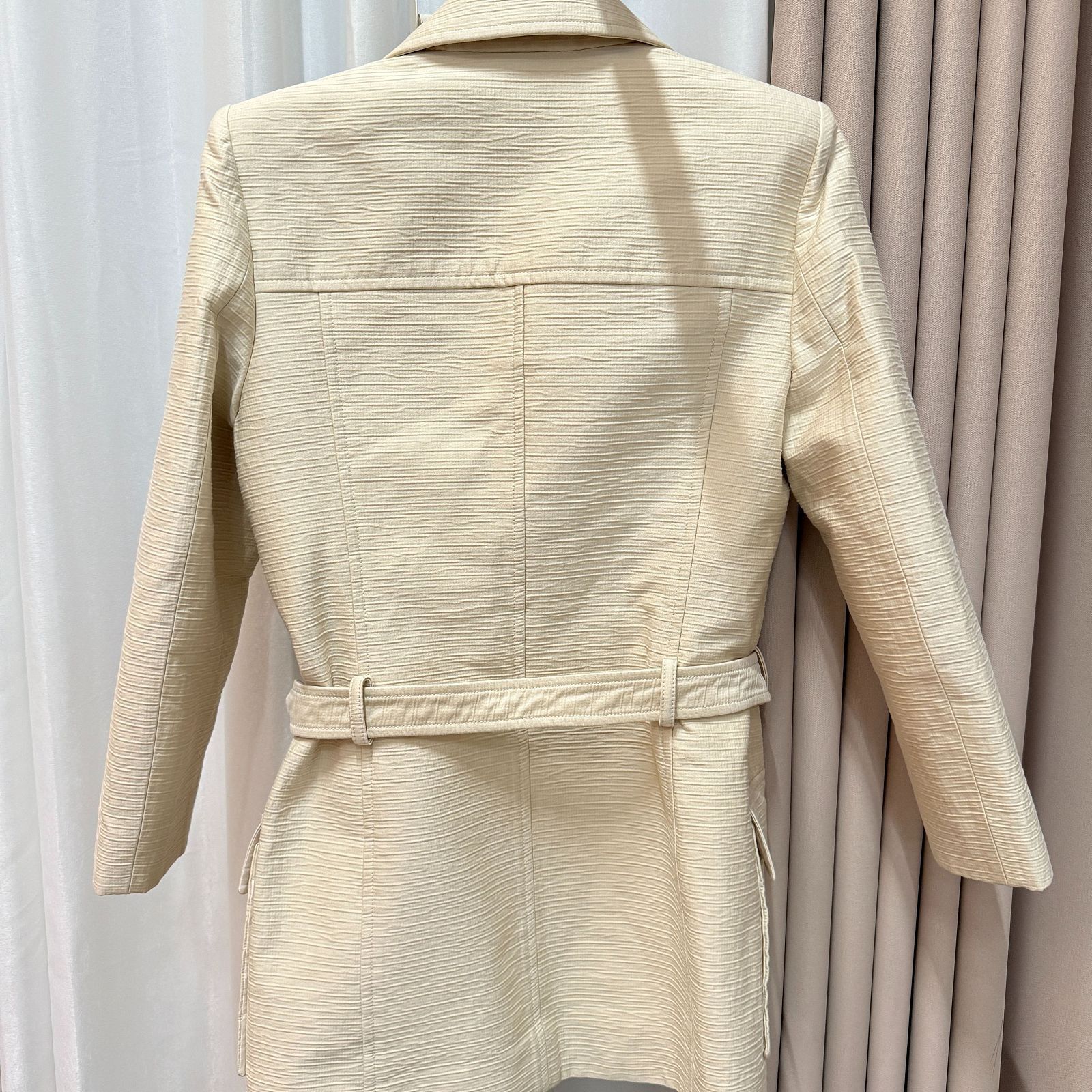 Saint Laurent Paris Saint Laurent Belted Double Breasted Jacket F40 Size M / US 6-8 / IT 42-44 - 2 Thumbnail