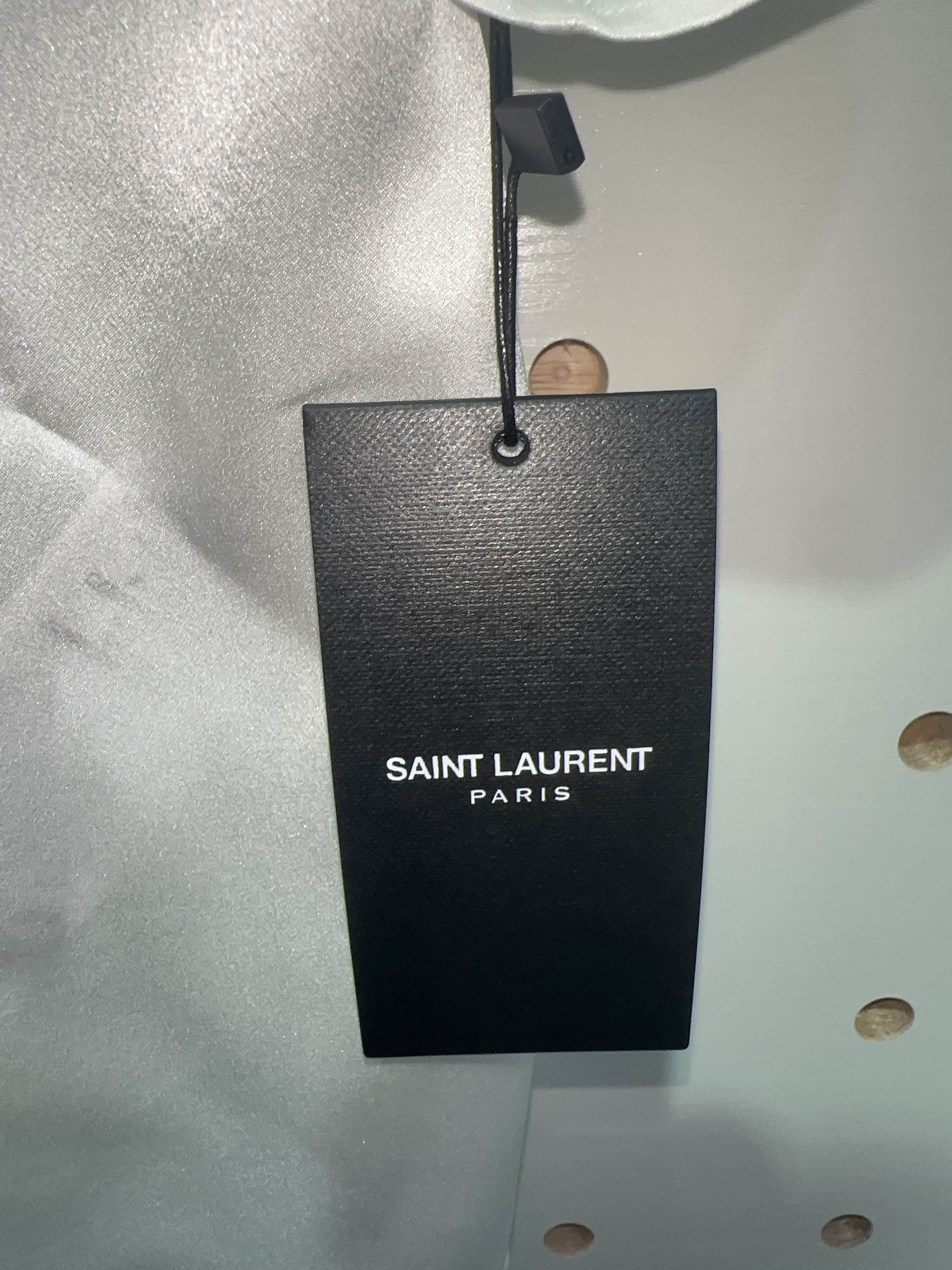 Saint Laurent Paris Saint Laurent Uniform Short Sleeve T-Shirt Size 34 Size XS / US 0-2 / IT 36-38 - 5 Thumbnail