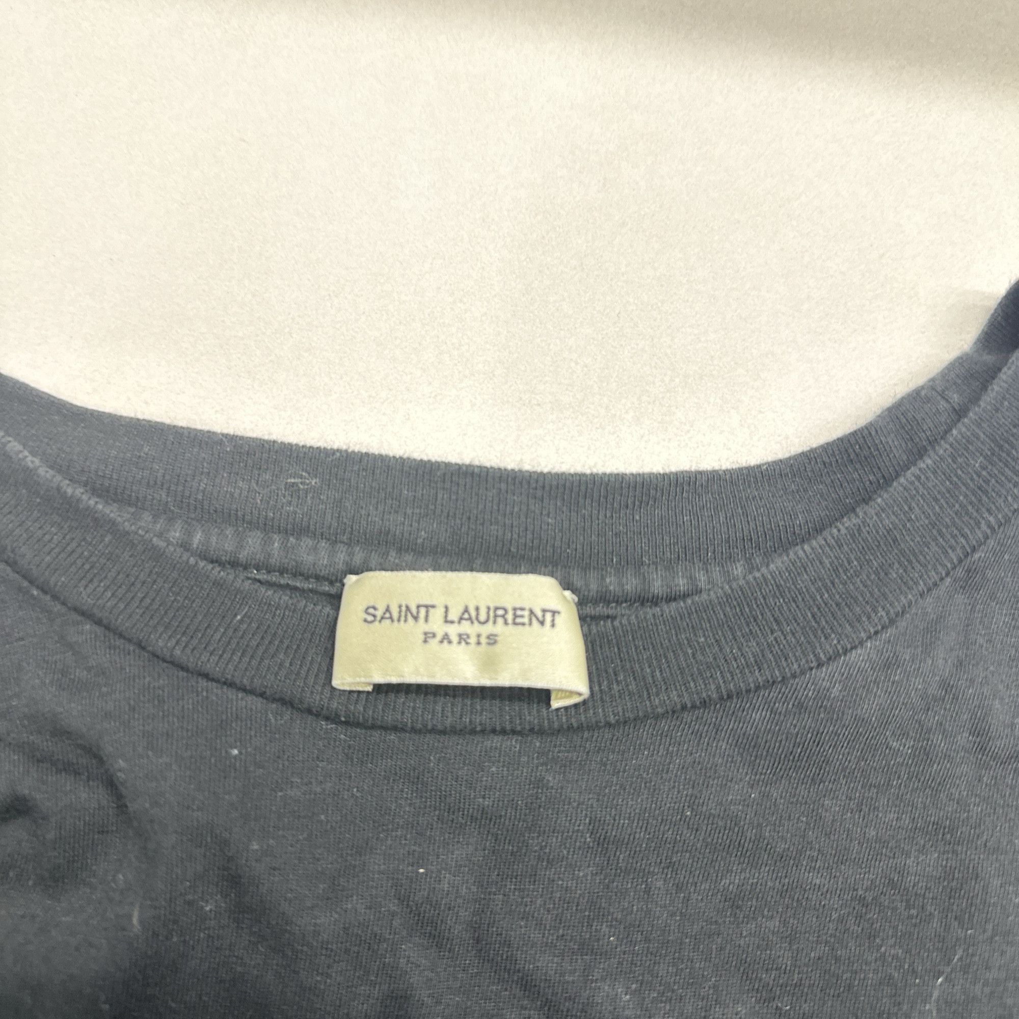 Saint Laurent Paris Saint Laurent Courte Est La Nuit Graphic T-Shirt Size XS Size US XS / EU 42 / 0 - 3 Thumbnail