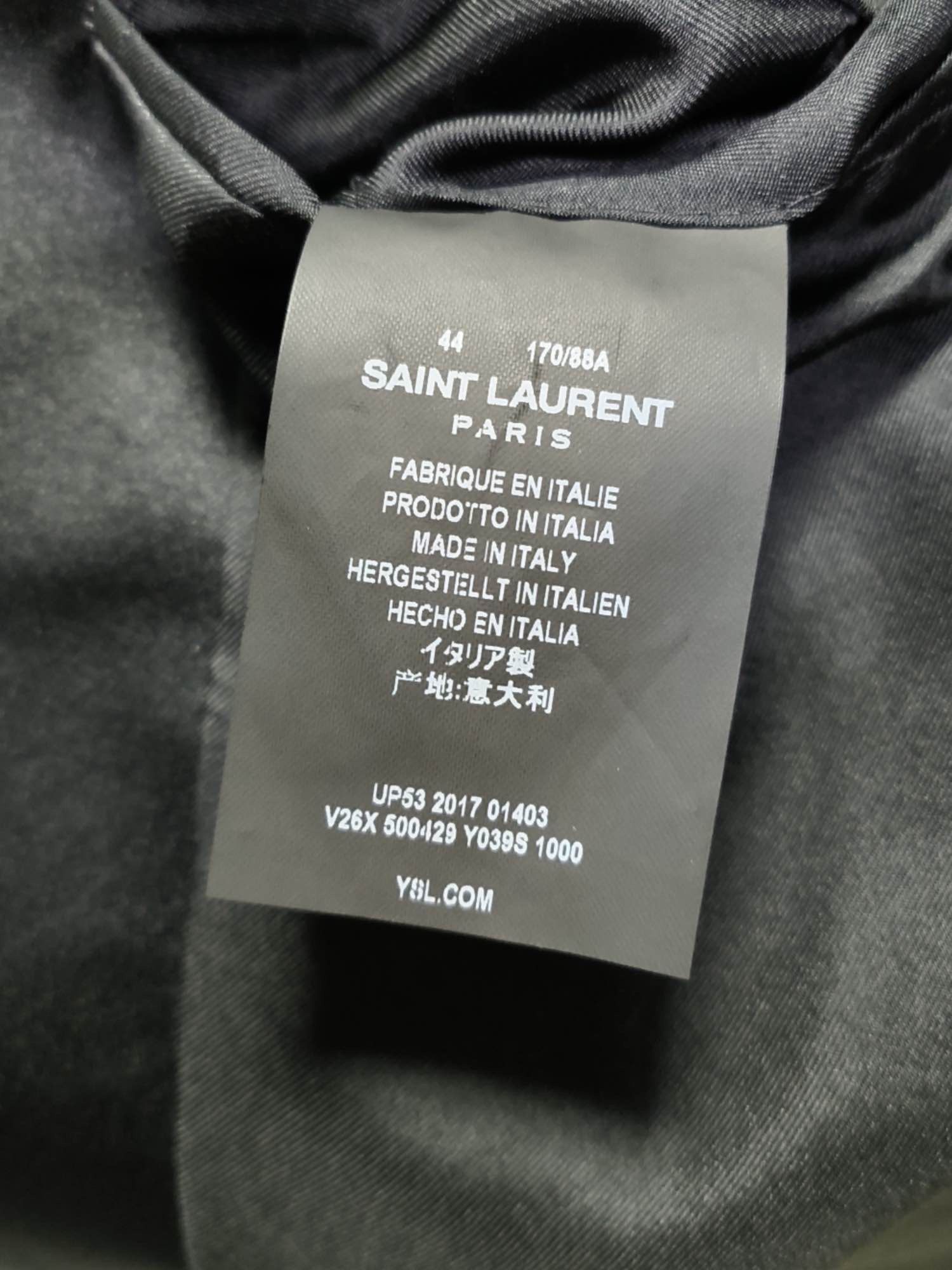 Saint Laurent Paris Saint Laurent Single Breasted Blazer Size 34R Size 34R - 4 Thumbnail