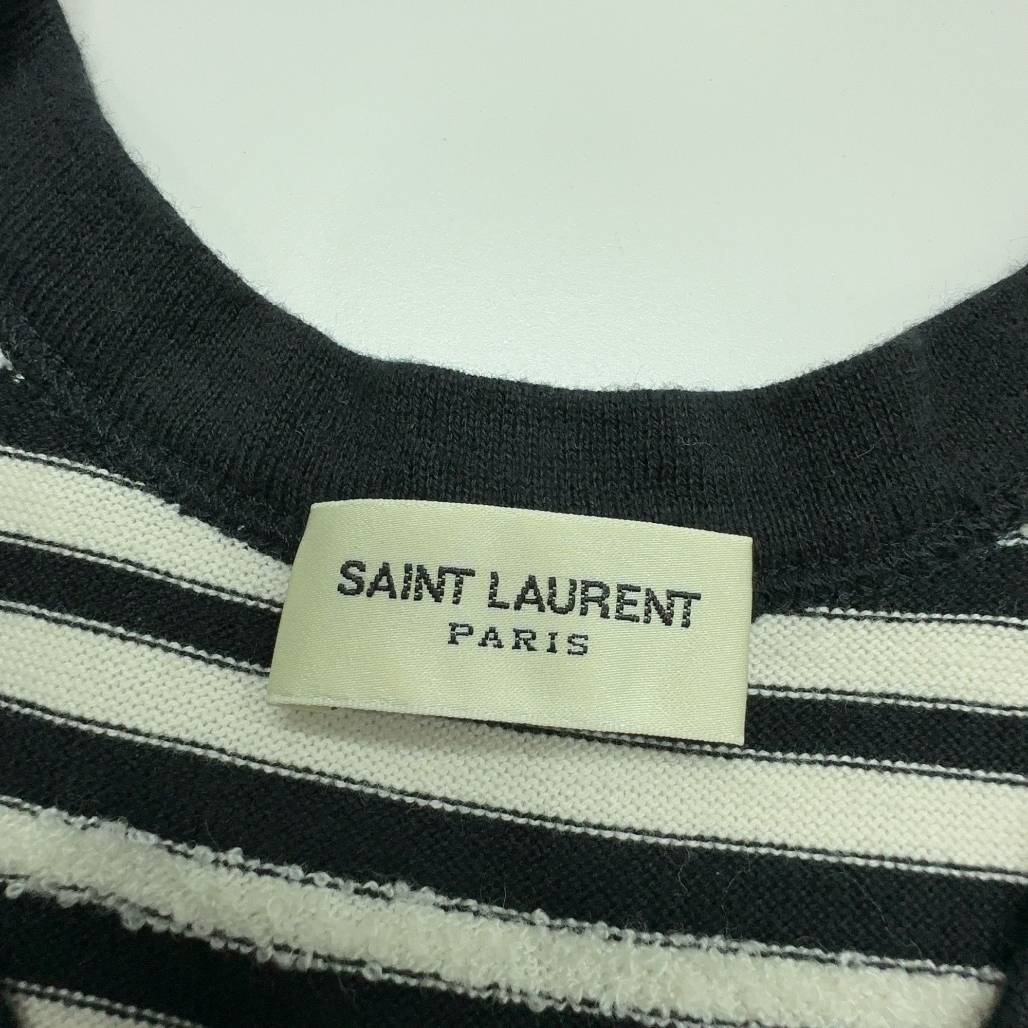 Saint Laurent Paris Saint Laurent Striped Tank Top Size S Size S / US 4 / IT 40 - 4 Thumbnail