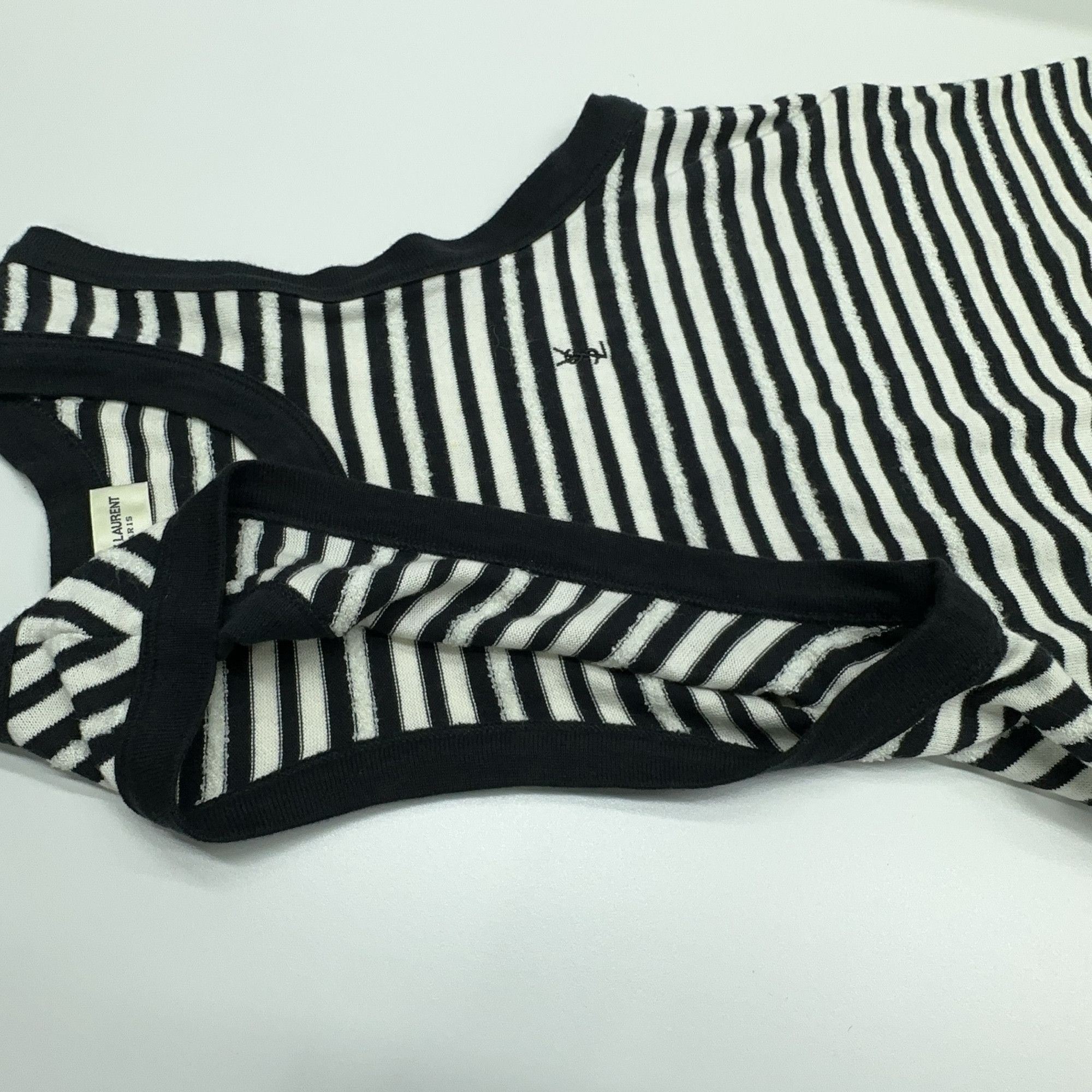 Saint Laurent Paris Saint Laurent Striped Tank Top Size S Size S / US 4 / IT 40 - 9 Thumbnail