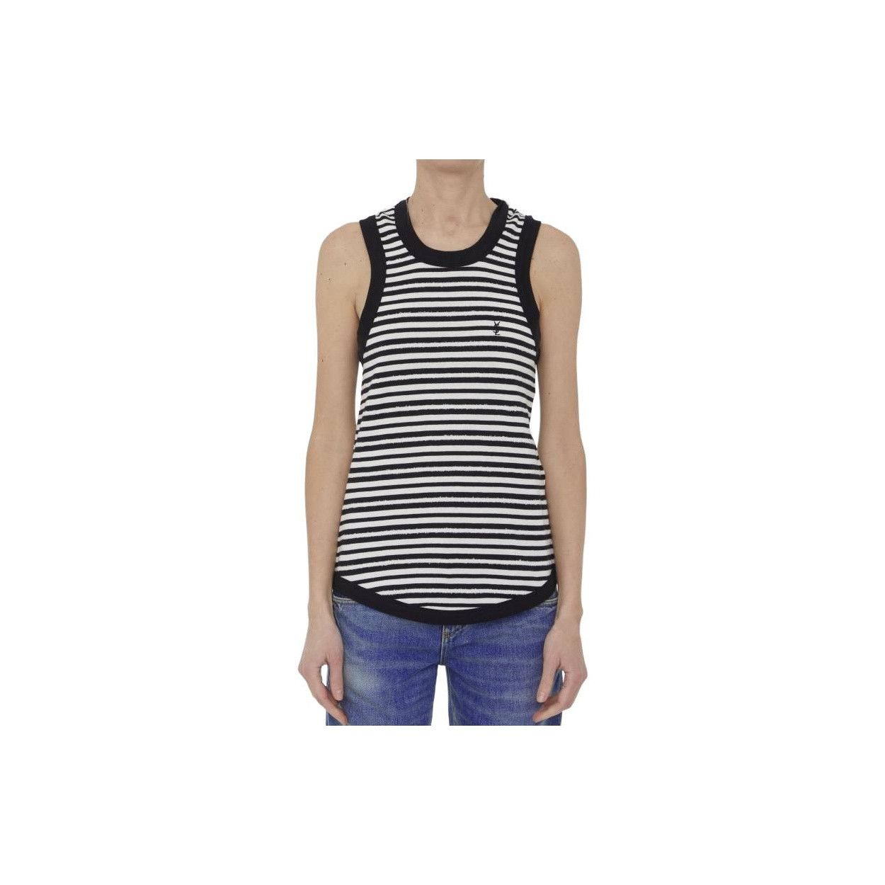 Saint Laurent Paris Saint Laurent Striped Tank Top Size S Size S / US 4 / IT 40 - 11 Thumbnail