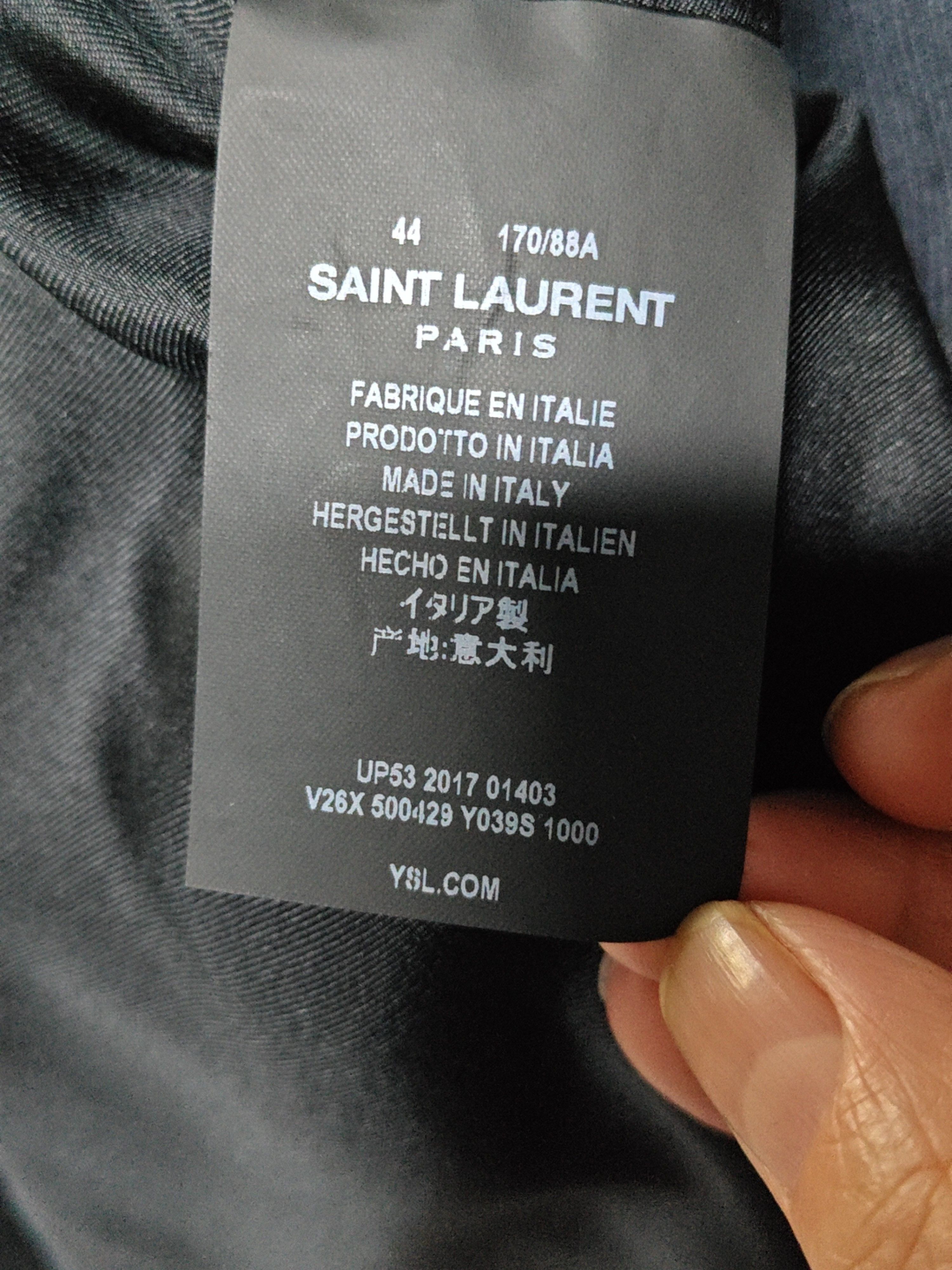 Saint Laurent Paris Saint Laurent Black Blazer Size 34R Size 34R - 4 Thumbnail