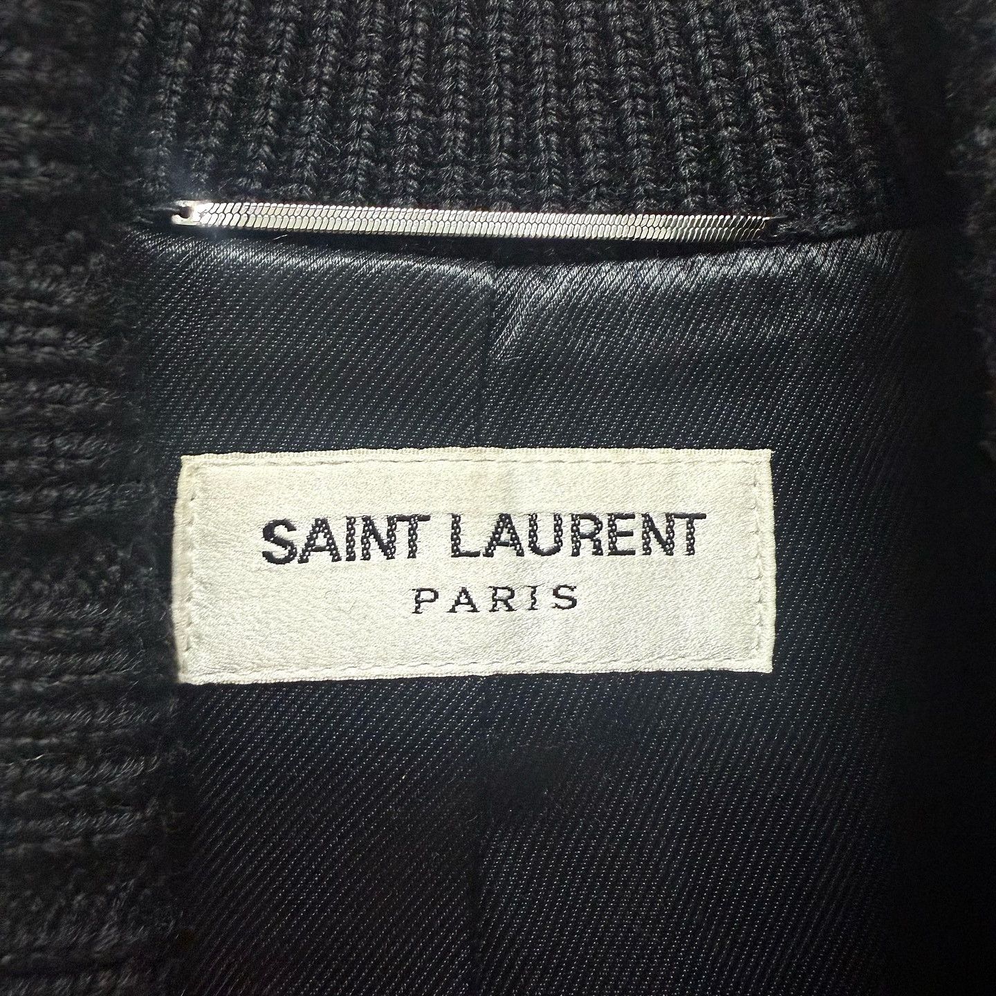Saint Laurent Paris Saint Laurent Script Logo Varsity Jacket Size M Size US M / EU 48-50 / 2 - 3 Thumbnail