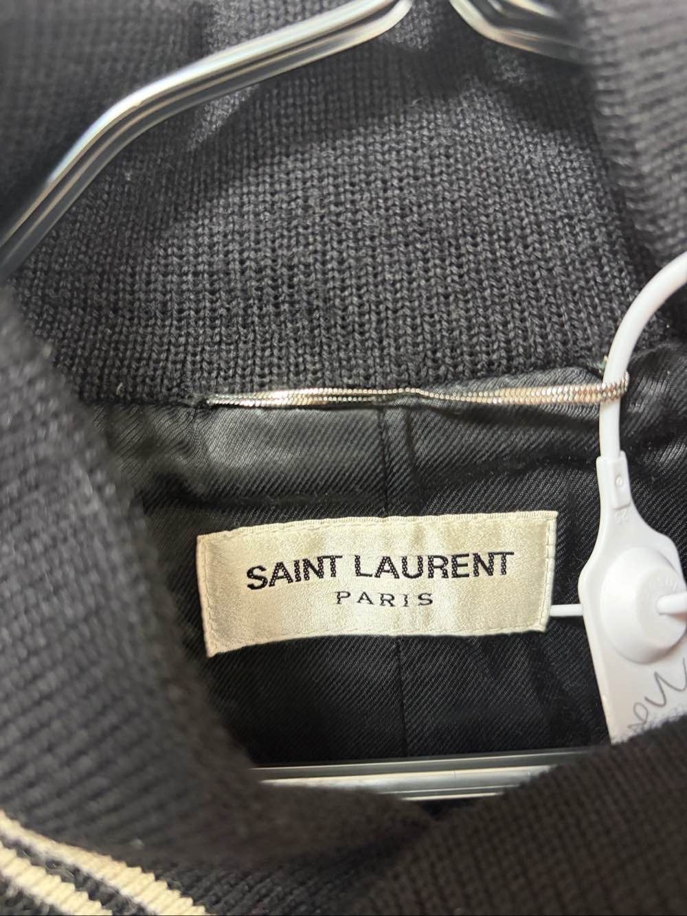 Saint Laurent Paris Saint Laurent Varsity Bomber Jacket Size 52 Size US L / EU 52-54 / 3 - 3 Thumbnail