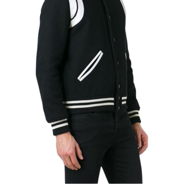 Saint Laurent Paris Saint Laurent Varsity Bomber Jacket Size 52 Size US L / EU 52-54 / 3 - 7 Thumbnail