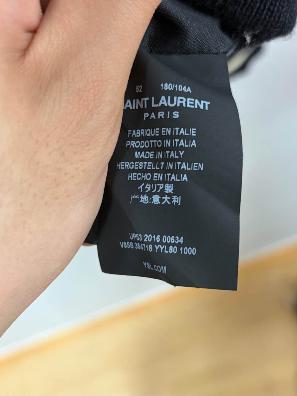 Saint Laurent Paris Saint Laurent Varsity Bomber Jacket Size 52 Size US L / EU 52-54 / 3 - 4 Thumbnail