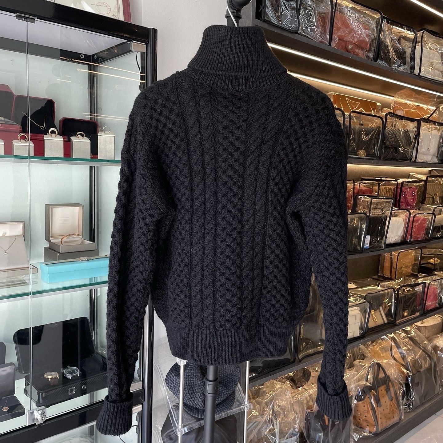 Saint Laurent Paris Saint Laurent Cable Knit Turtleneck Sweater Size S Size S / US 4 / IT 40 - 2 Thumbnail