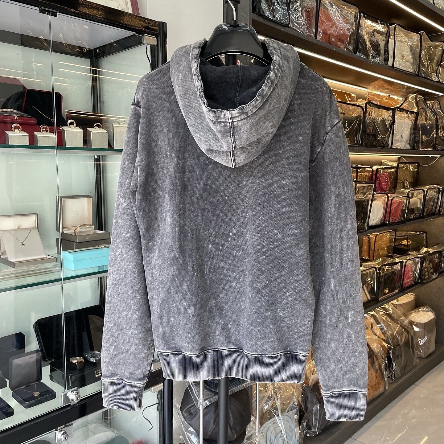 Saint Laurent Paris Saint Laurent Faded Cotton Hoodie Size S Size S / US 4 / IT 40 - 2 Thumbnail