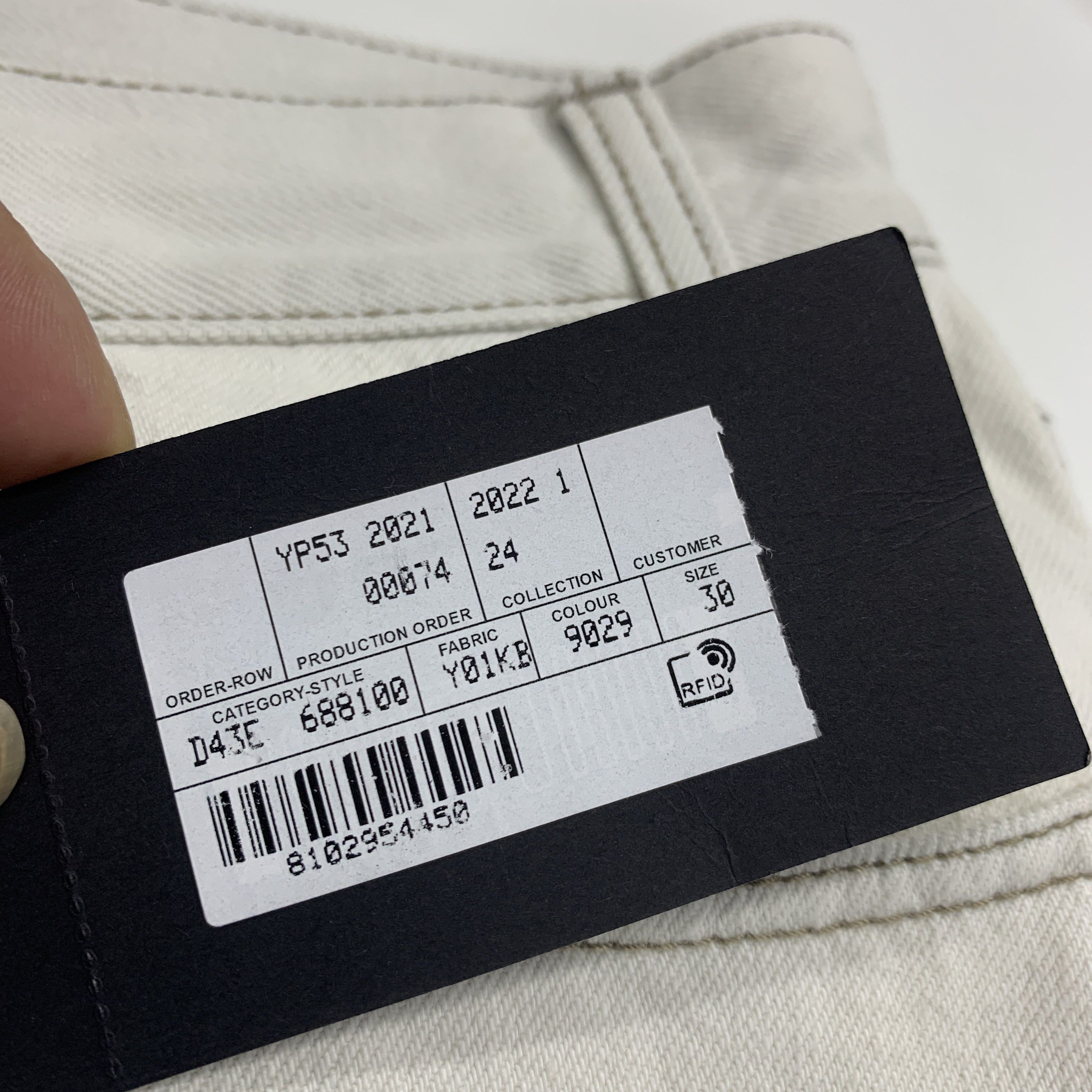 Saint Laurent Paris Saint Laurent Off-White Denim Shorts Size 30 Size US 30 / EU 46 - 4 Thumbnail