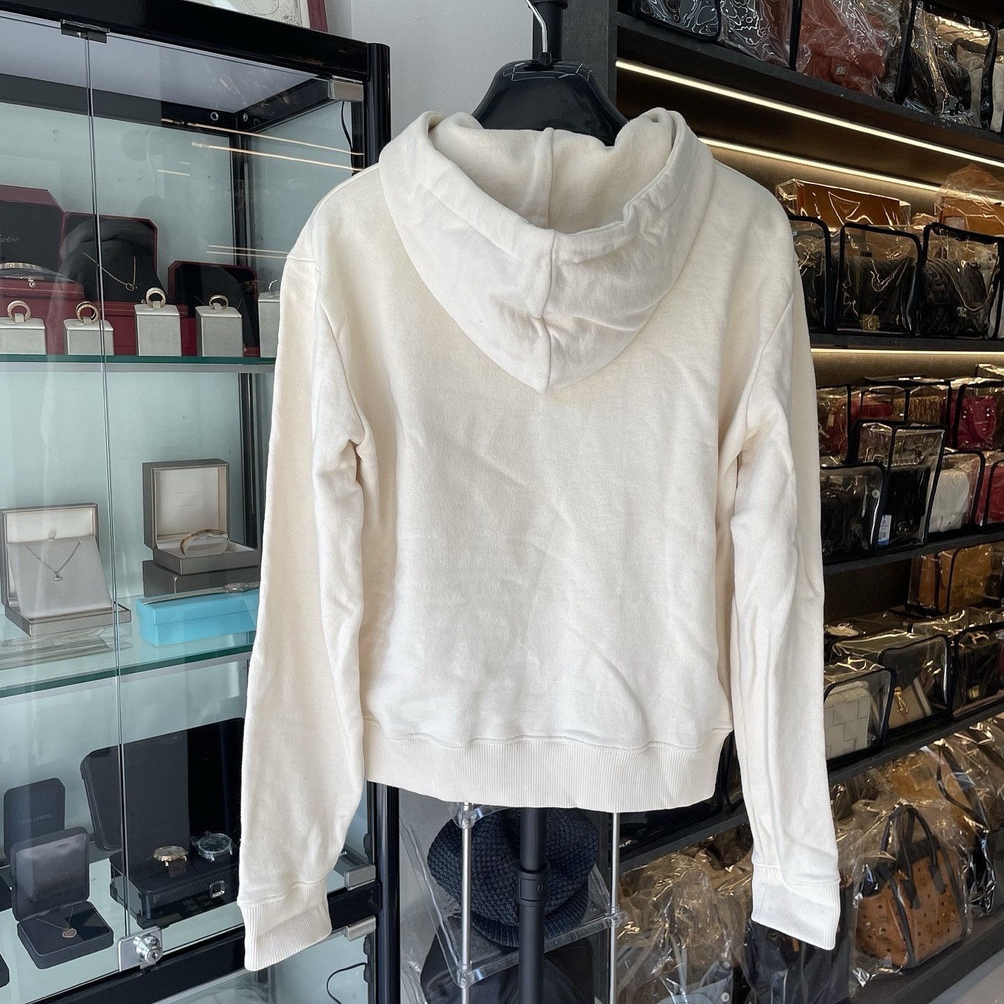 Saint Laurent Paris Saint Laurent Waiting For Sunset Hoodie Cream Size S Size US S / EU 44-46 / 1 - 2 Thumbnail