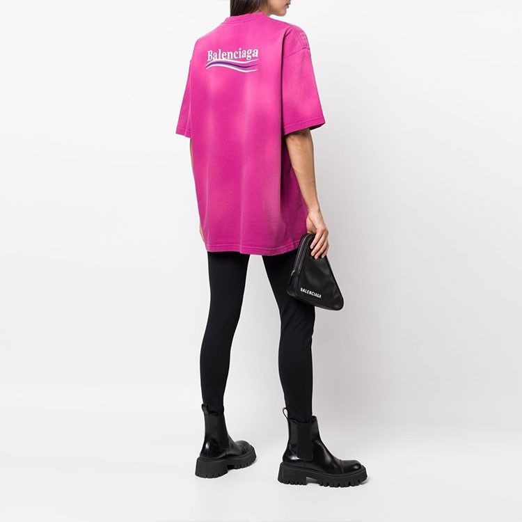 Balenciaga Balenciaga Wavy Logo T-Shirt Size XS Size US XS / EU 42 / 0 - 12 Thumbnail