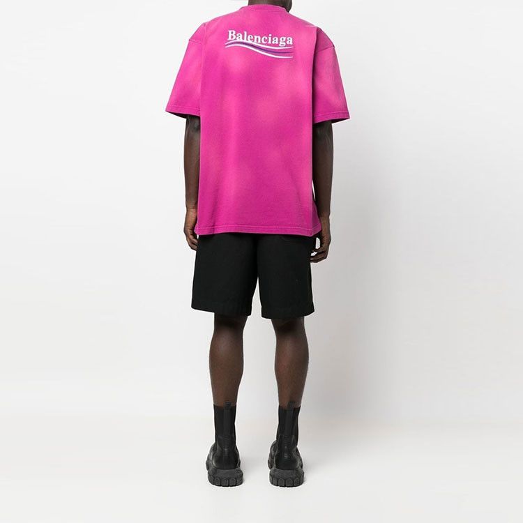 Balenciaga Balenciaga Wavy Logo T-Shirt Size XS Size US XS / EU 42 / 0 - 11 Thumbnail