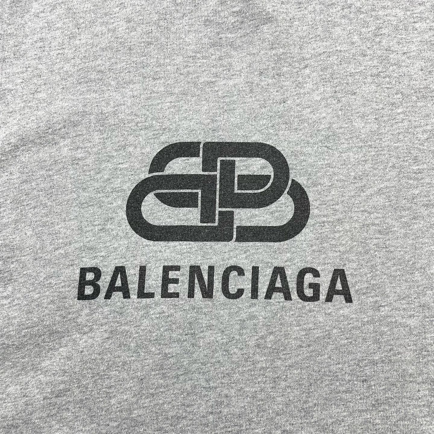 Balenciaga Balenciaga BB Logo T-Shirt Gray Size XS Size US XS / EU 42 / 0 - 7 Thumbnail