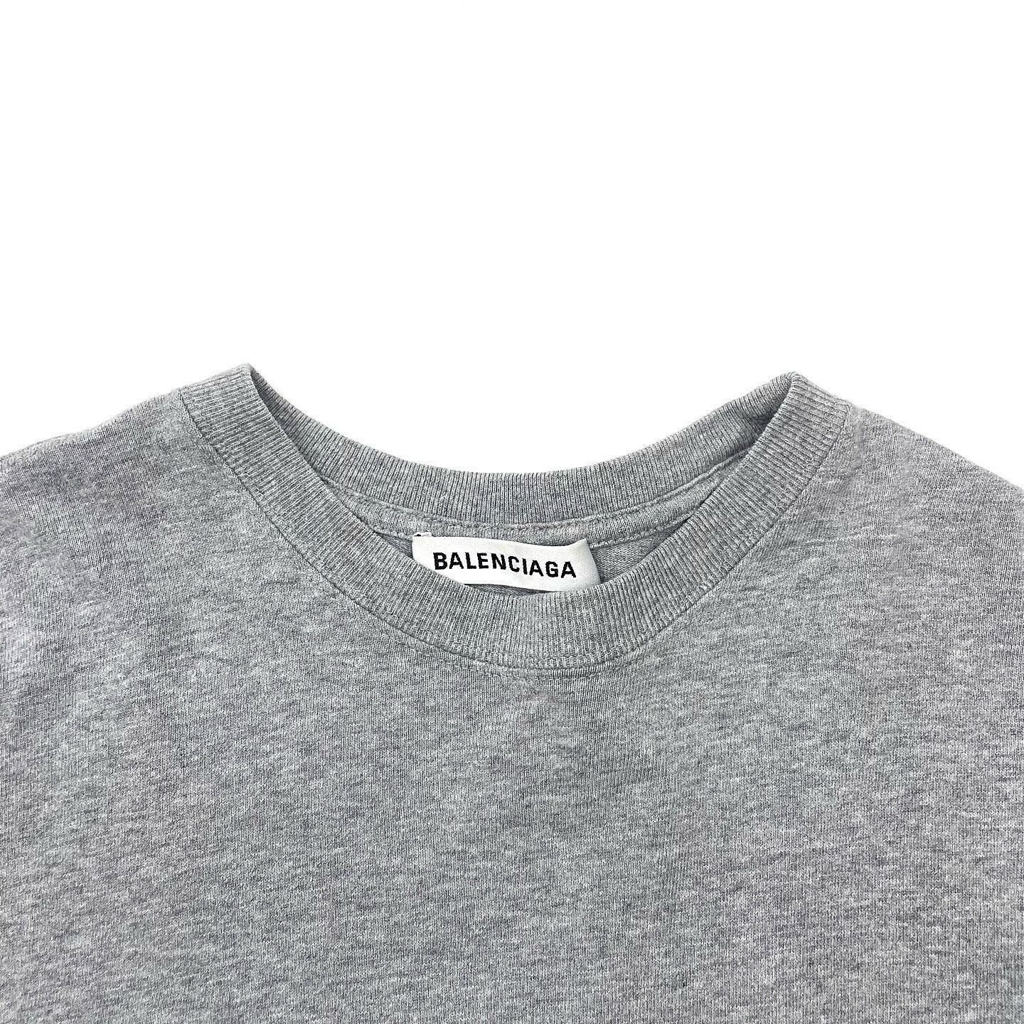 Balenciaga Balenciaga BB Logo T-Shirt Gray Size XS Size US XS / EU 42 / 0 - 3 Thumbnail