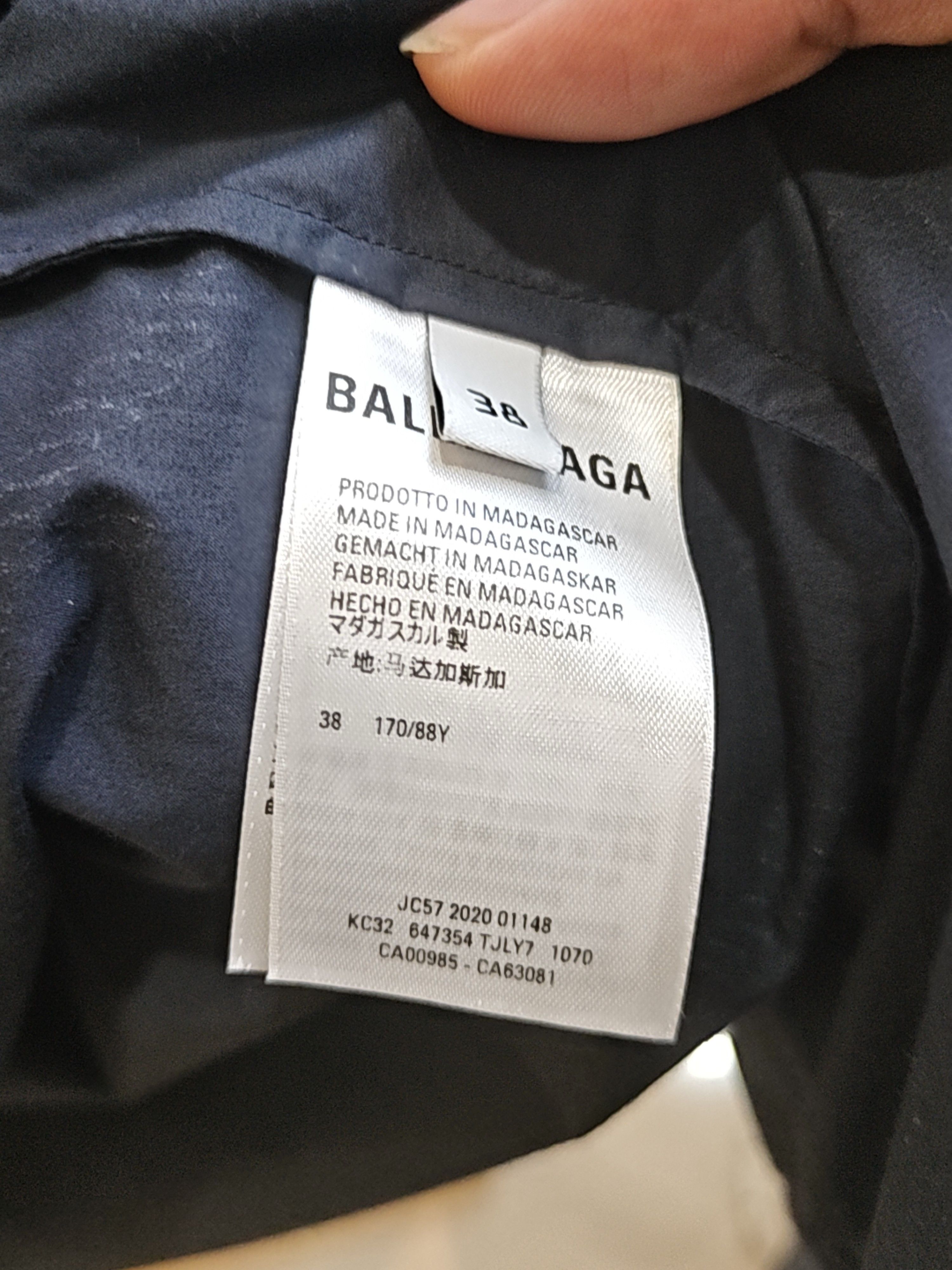 Balenciaga Balenciaga All Over Logo Short Sleeve Shirt Size S Size US S / EU 44-46 / 1 - 4 Thumbnail