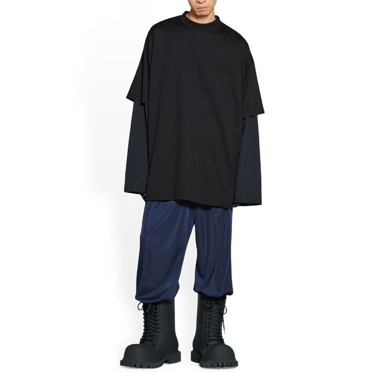 Balenciaga Balenciaga Plain Crewneck T-Shirt Size L Size US L / EU 52-54 / 3 - 6 Thumbnail