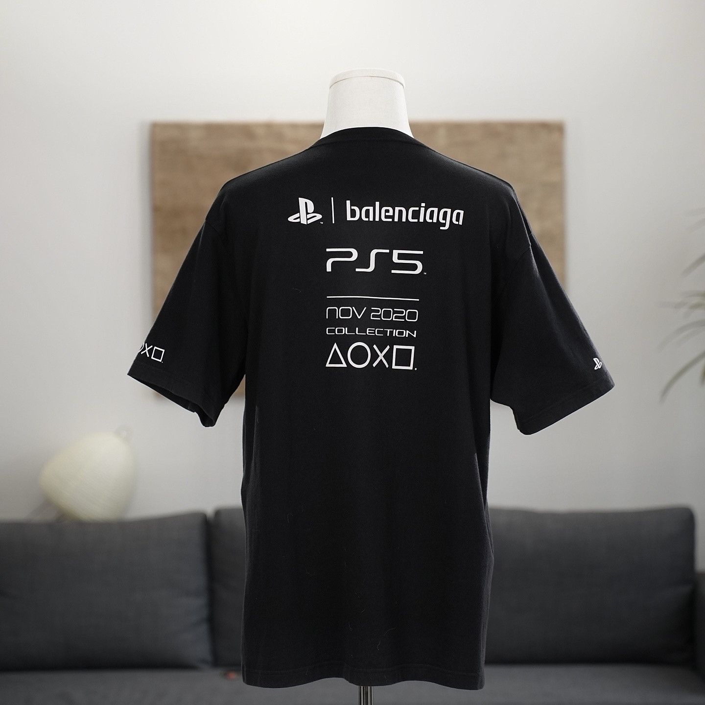 Balenciaga Balenciaga x PlayStation Logo T-Shirt XS Size US XS / EU 42 / 0 - 2 Thumbnail