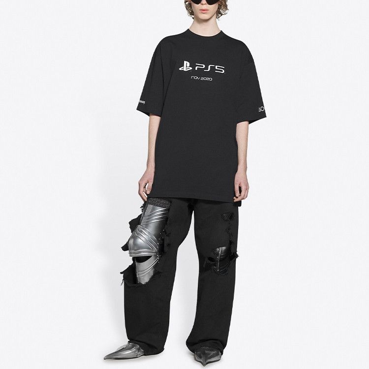 Balenciaga Balenciaga x PlayStation Logo T-Shirt XS Size US XS / EU 42 / 0 - 11 Thumbnail