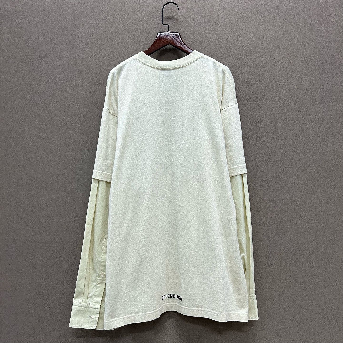 Balenciaga Balenciaga Layered Cotton Long Sleeve Shirt Size S Size US S / EU 44-46 / 1 - 2 Thumbnail