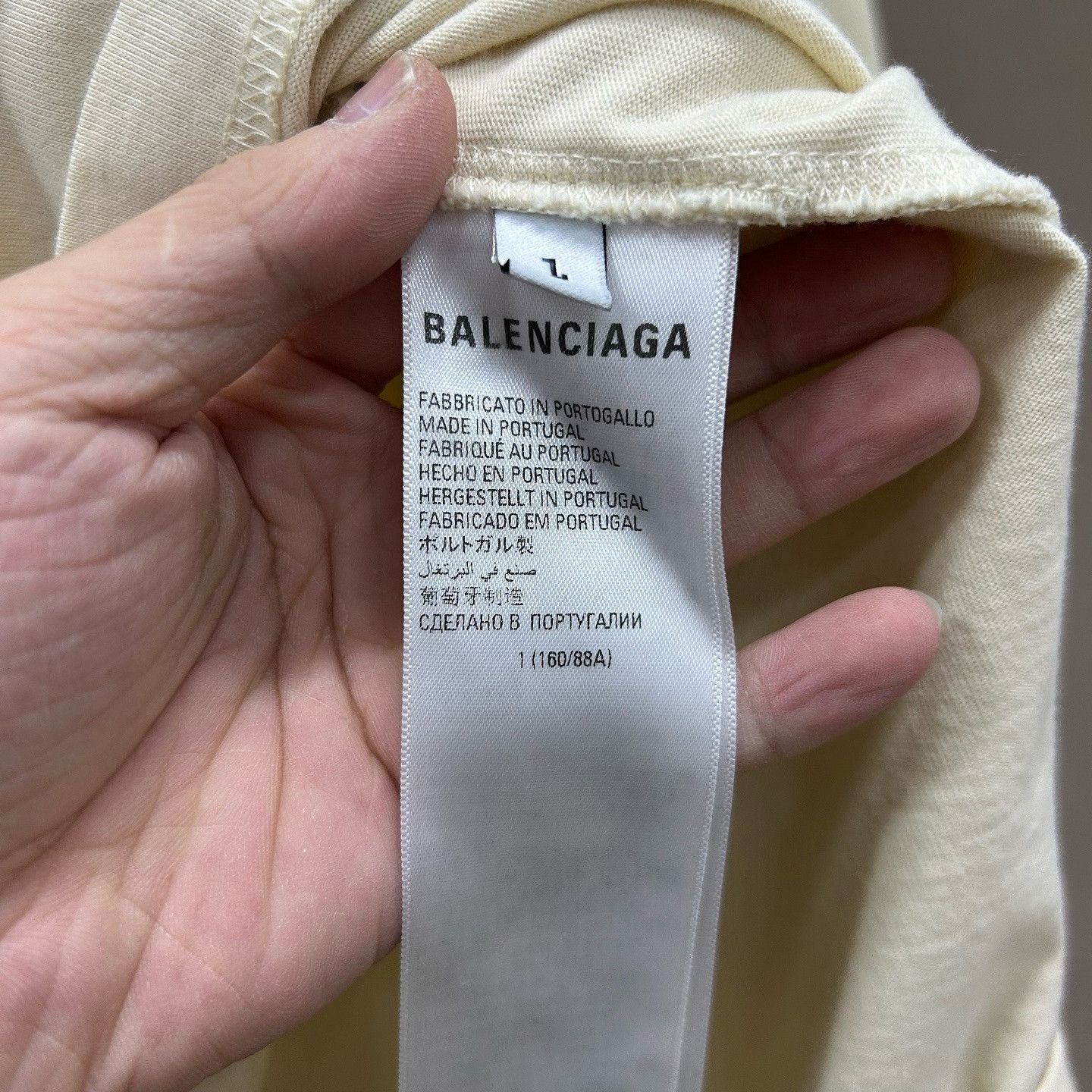 Balenciaga Balenciaga Layered Cotton Long Sleeve Shirt Size S Size US S / EU 44-46 / 1 - 4 Thumbnail