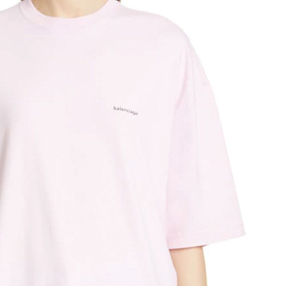 Balenciaga Balenciaga Logo T-Shirt Pink Size S Size S / US 4 / IT 40 - 12 Thumbnail