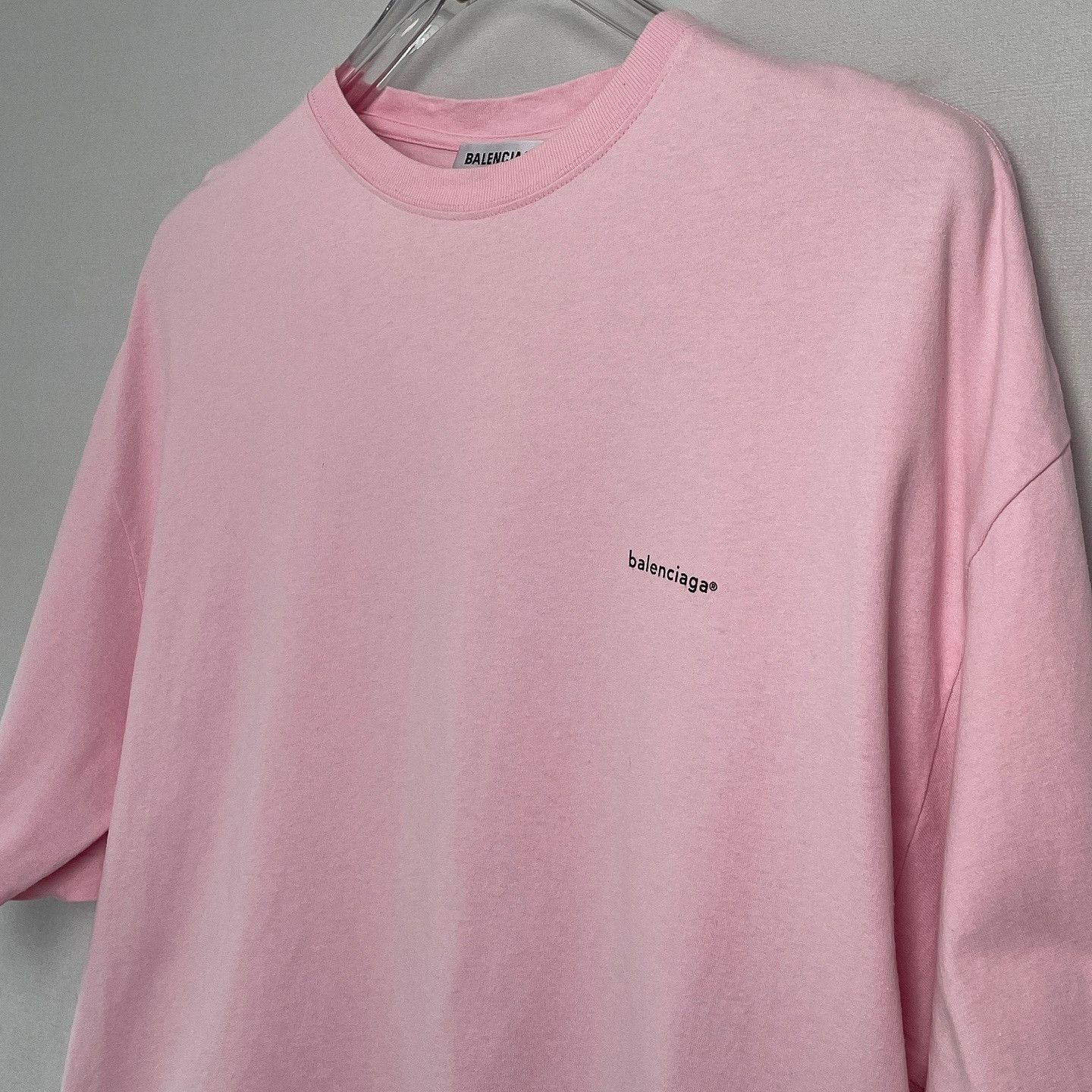 Balenciaga Balenciaga Logo T-Shirt Pink Size S Size S / US 4 / IT 40 - 8 Thumbnail