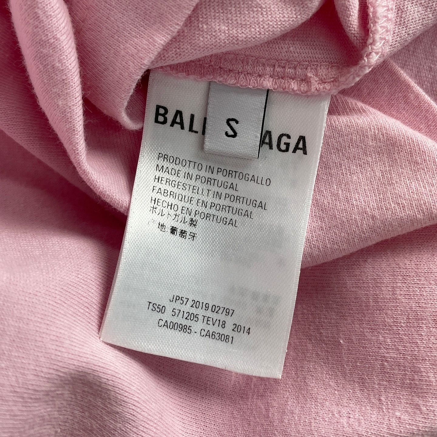 Balenciaga Balenciaga Logo T-Shirt Pink Size S Size S / US 4 / IT 40 - 4 Thumbnail
