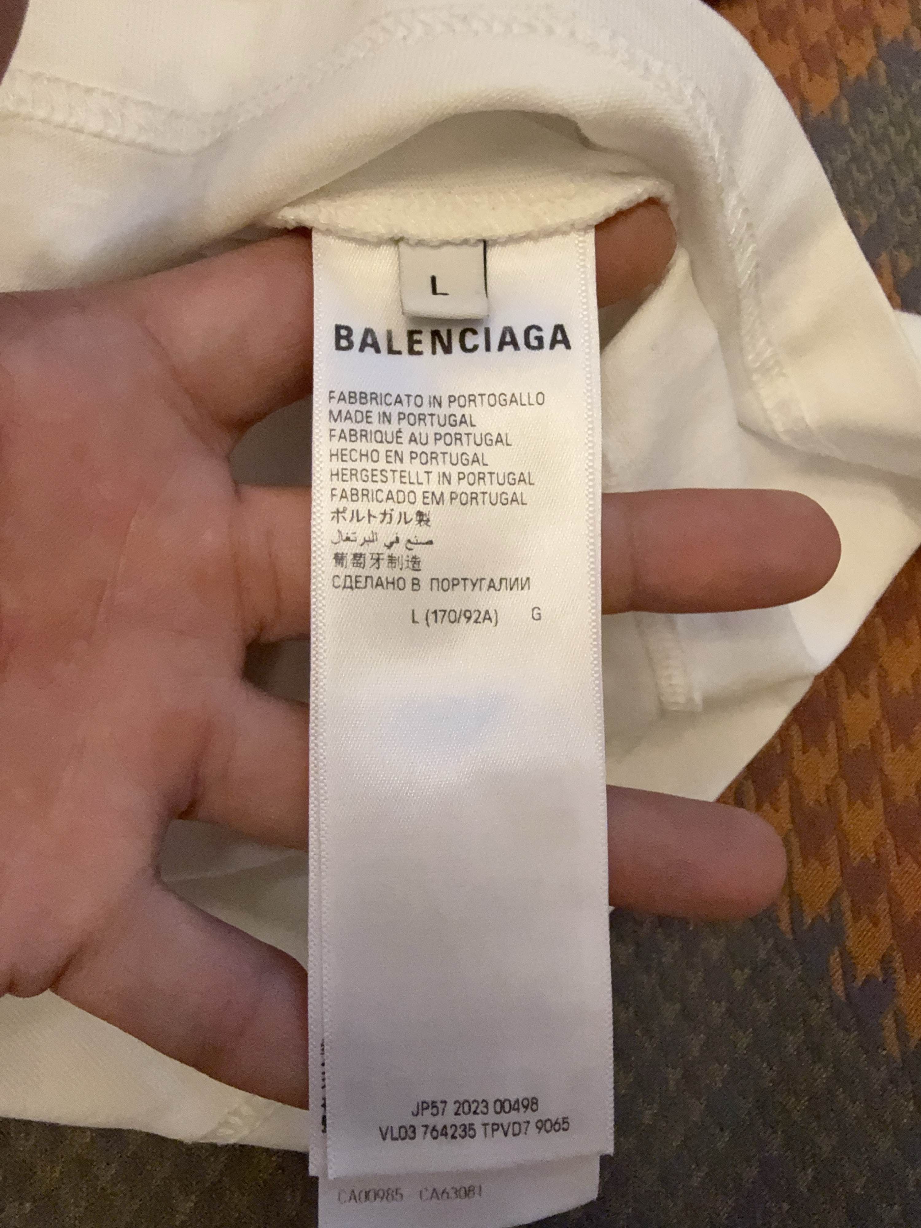 Balenciaga Balenciaga 3B Sports Icon Logo T-Shirt White Size L Size US L / EU 52-54 / 3 - 4 Thumbnail