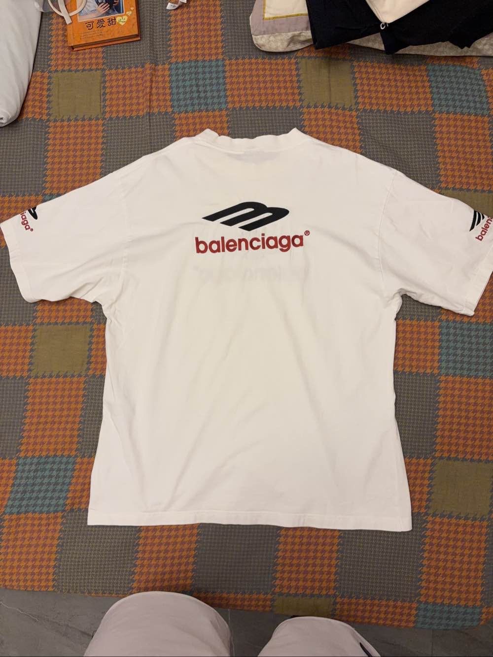 Balenciaga Balenciaga 3B Sports Icon Logo T-Shirt White Size L Size US L / EU 52-54 / 3 - 2 Thumbnail