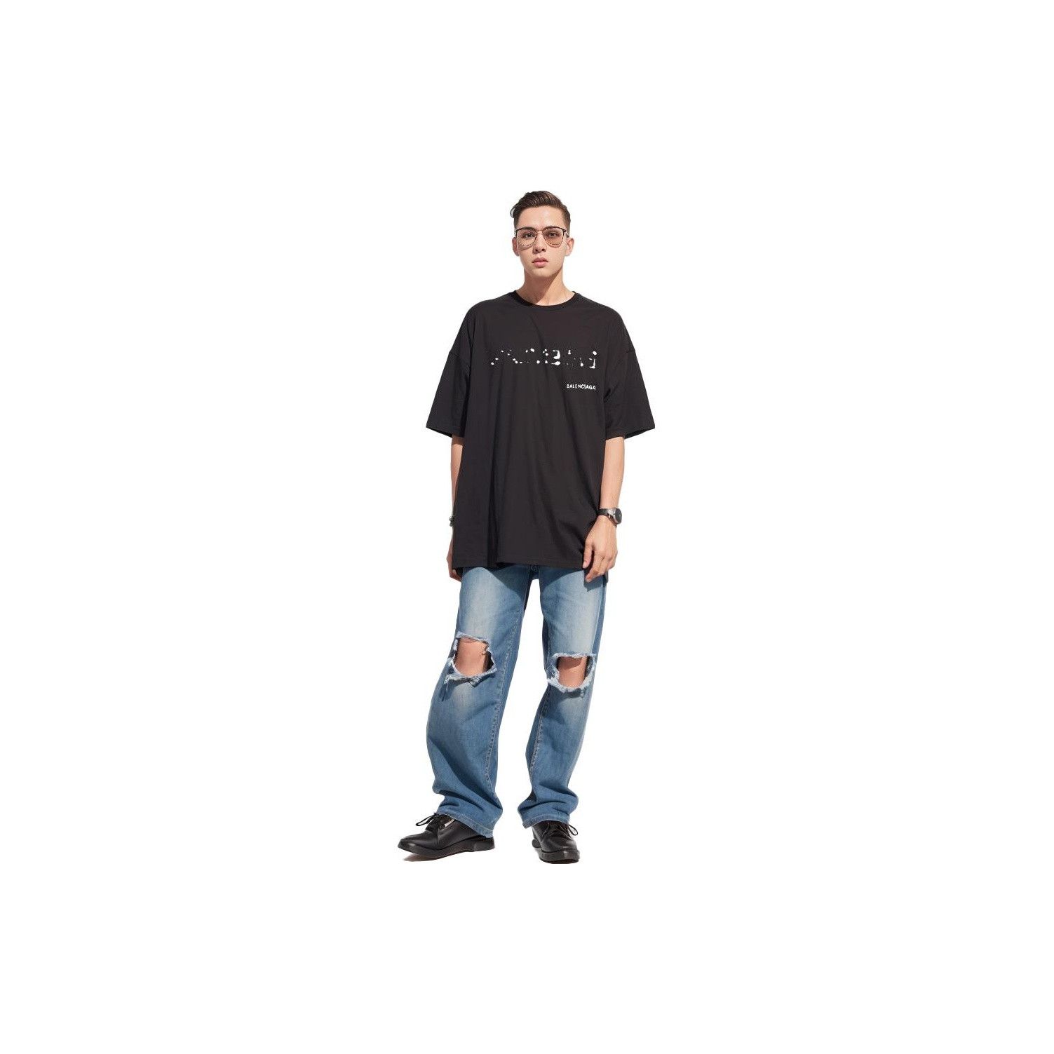 Balenciaga Balenciaga Logo Short Sleeve T-Shirt XS Size US XS / EU 42 / 0 - 10 Thumbnail