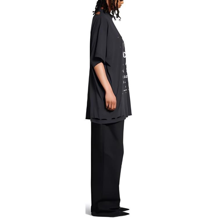 Balenciaga Balenciaga Eye Chart Print T-Shirt Size XL Size US XL / EU 56 / 4 - 10 Thumbnail