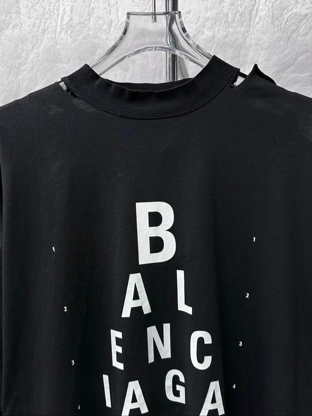 Balenciaga Balenciaga Eye Chart Print T-Shirt Size XL Size US XL / EU 56 / 4 - 6 Thumbnail
