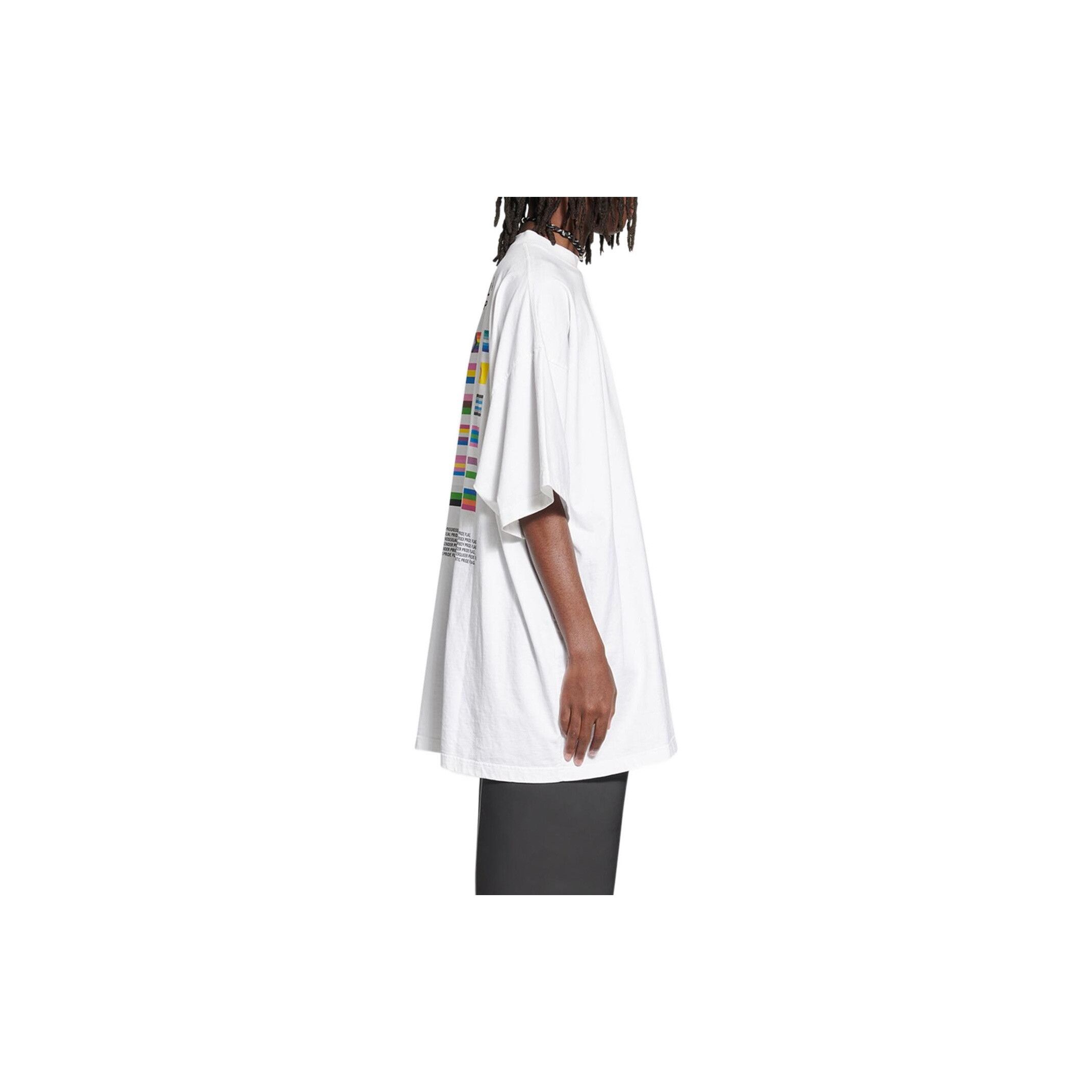 Balenciaga Balenciaga Pride Flag T-Shirt Size XL Size US XL / EU 56 / 4 - 12 Thumbnail