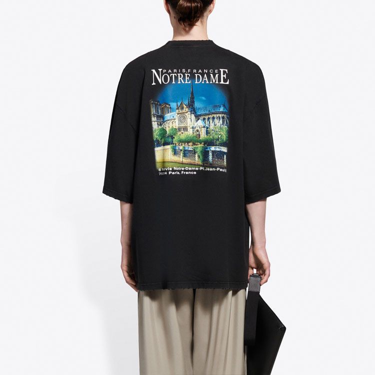 Balenciaga Balenciaga Sacre Coeur Graphic T-Shirt Size S Size US S / EU 44-46 / 1 - 11 Thumbnail