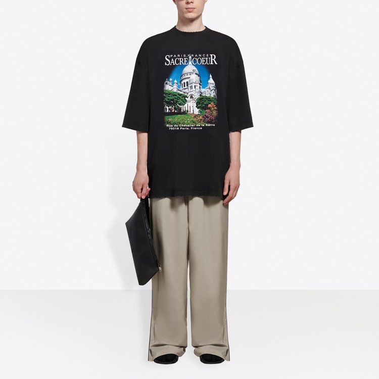 Balenciaga Balenciaga Sacre Coeur Graphic T-Shirt Size S Size US S / EU 44-46 / 1 - 10 Thumbnail
