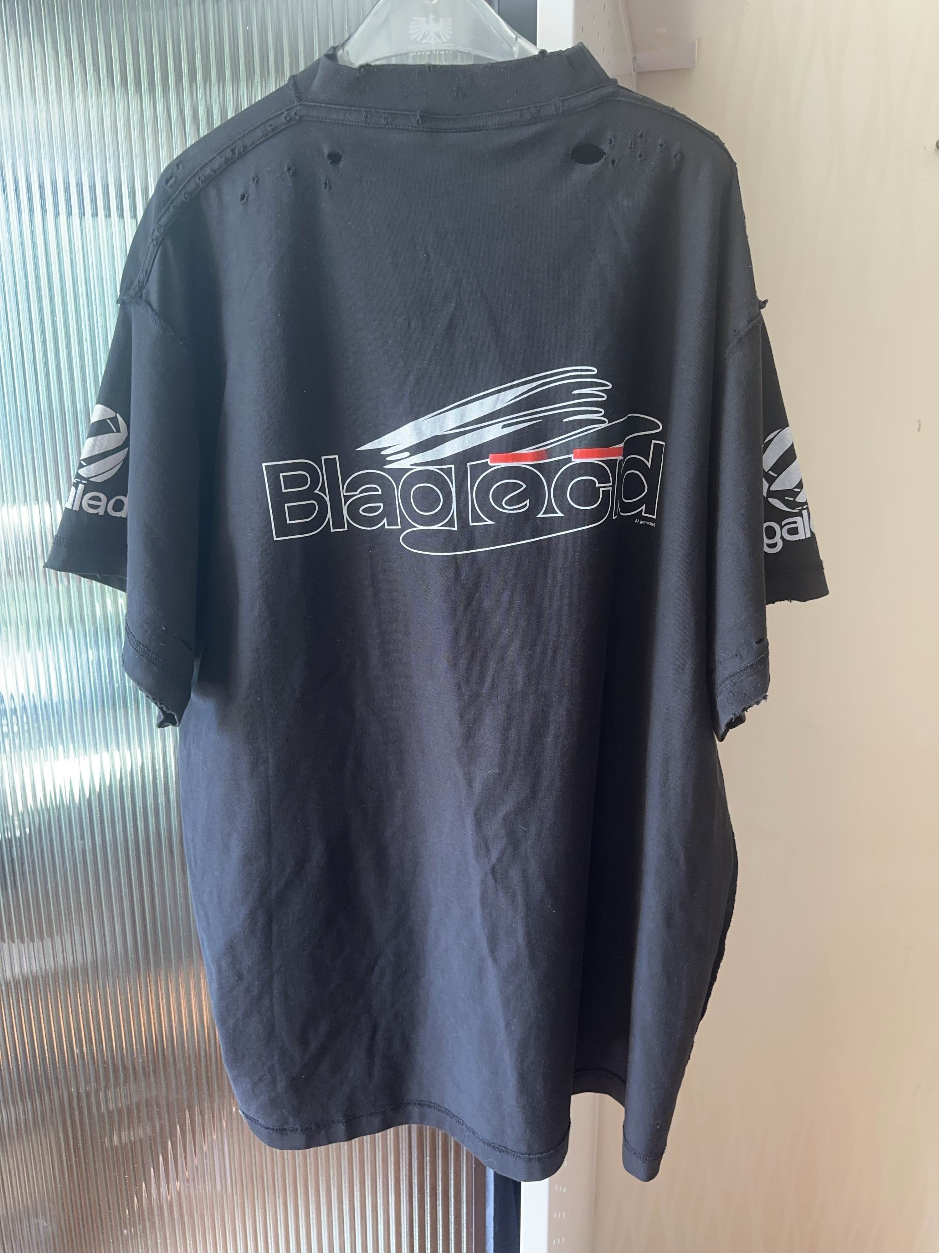 Balenciaga Balenciaga Graphic Logo T-Shirt Size 2 Size US M / EU 48-50 / 2 - 2 Thumbnail