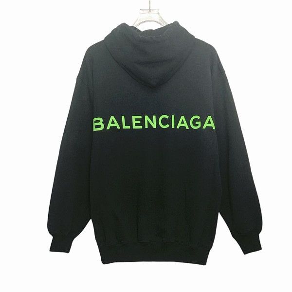 Balenciaga Balenciaga Green Logo Hoodie Size XS Size US XS / EU 42 / 0 - 2 Thumbnail