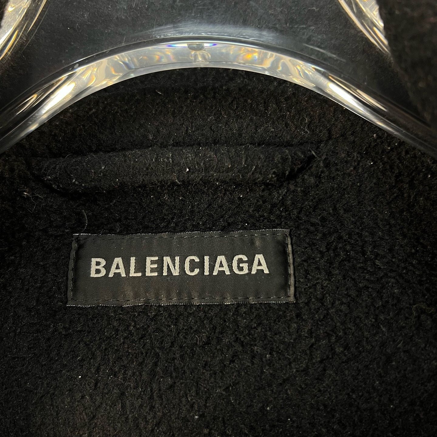 Balenciaga Balenciaga Logo Print Fleece Jacket Size S Size US S / EU 44-46 / 1 - 3 Thumbnail
