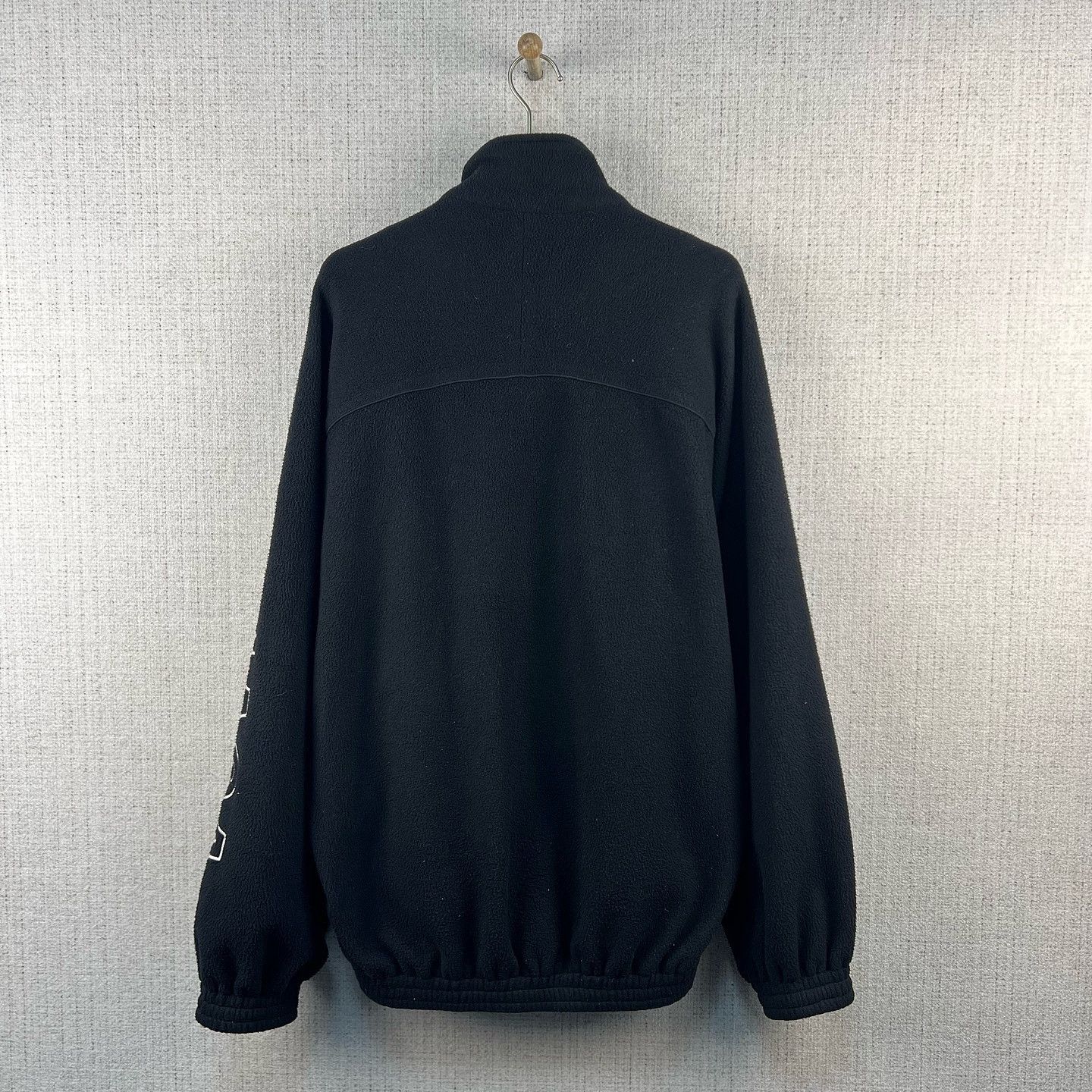 Balenciaga Balenciaga Logo Print Fleece Jacket Size S Size US S / EU 44-46 / 1 - 2 Thumbnail
