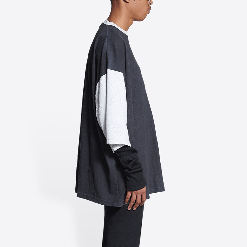 Balenciaga Balenciaga Logo Long Sleeve T-Shirt Size M Size US M / EU 48-50 / 2 - 10 Thumbnail