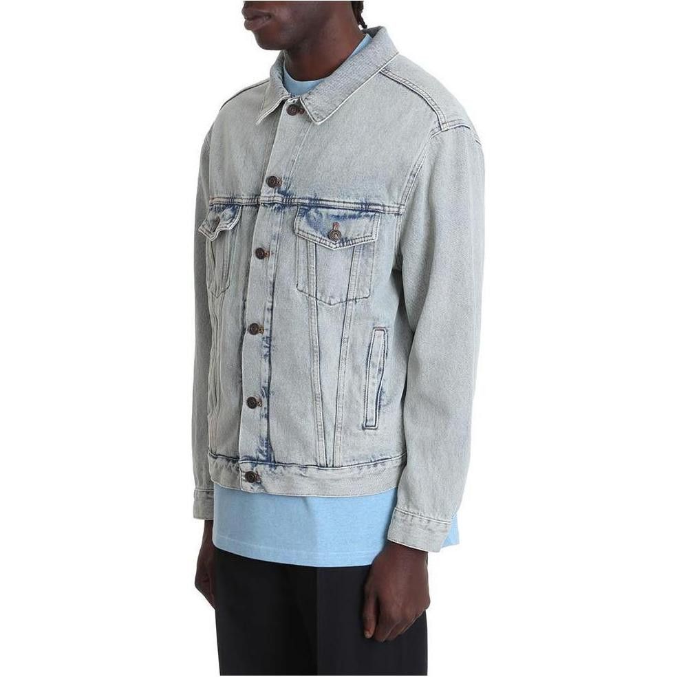 Balenciaga Balenciaga Logo Denim Jacket Size 46 Size US S / EU 44-46 / 1 - 9 Thumbnail