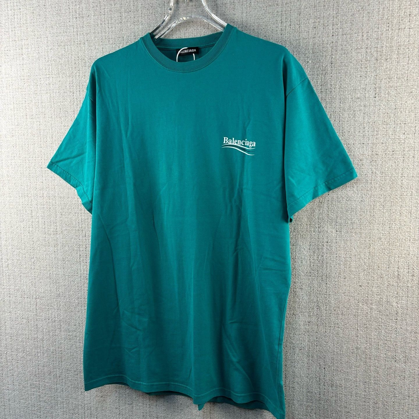 Balenciaga Balenciaga Wave Logo T-Shirt Size M Size US M / EU 48-50 / 2 - 6 Thumbnail