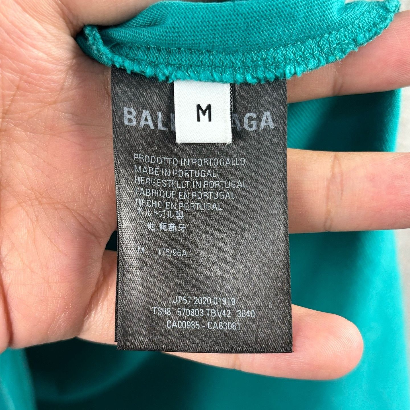 Balenciaga Balenciaga Wave Logo T-Shirt Size M Size US M / EU 48-50 / 2 - 4 Thumbnail