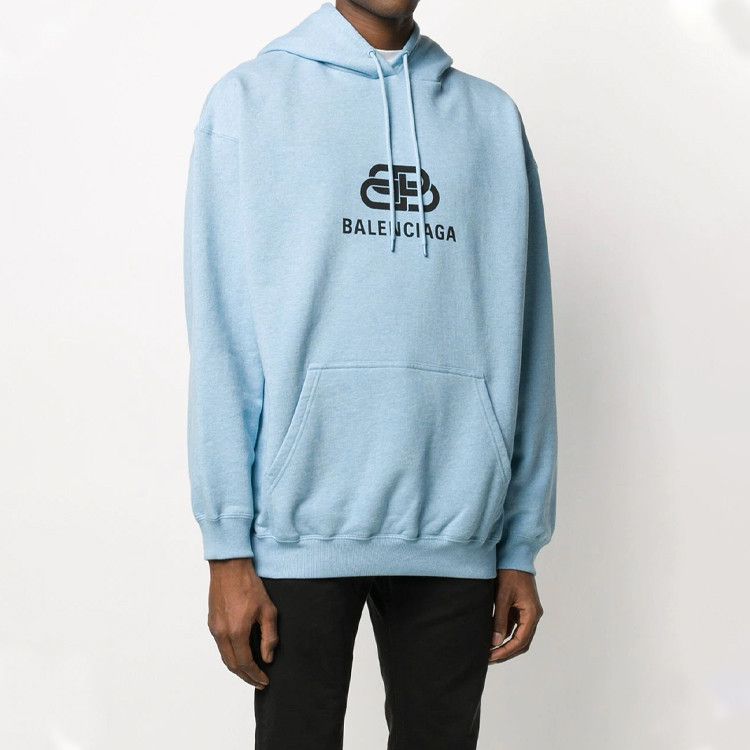 Balenciaga Balenciaga BB Logo Hoodie Blue Size S Size US S / EU 44-46 / 1 - 8 Thumbnail